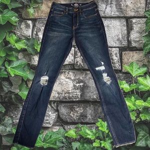 Hollister high rise skinny stretchy jeans